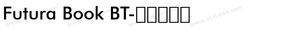 Futura Book BT字体转换